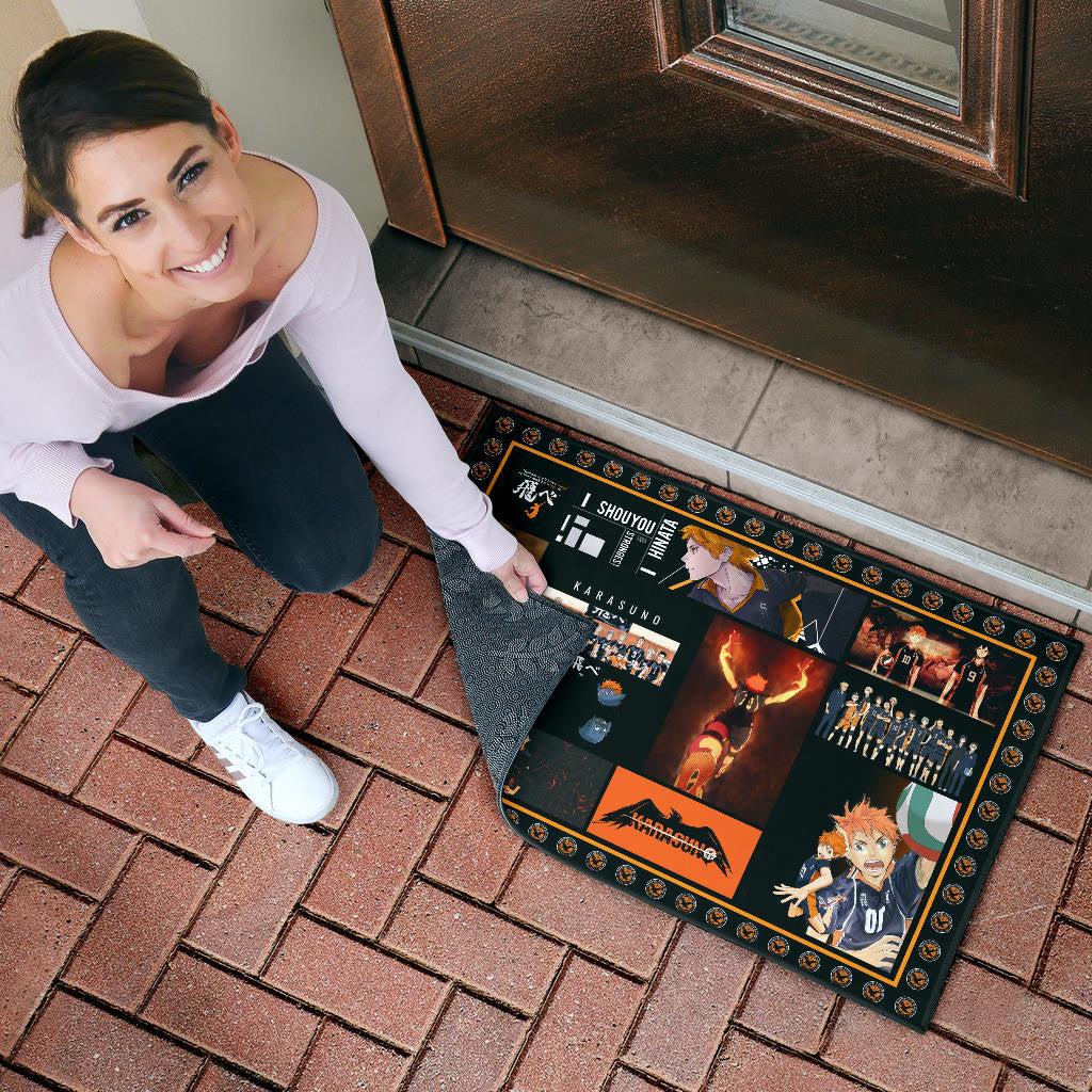 Tobio Kageyama And Shoyo Hinata Haikyuu Door Mat Anime Home Decor Custom For Fans NA041202
