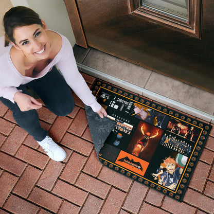 Tobio Kageyama And Shoyo Hinata Haikyuu Door Mat Anime Home Decor Custom For Fans NA041202