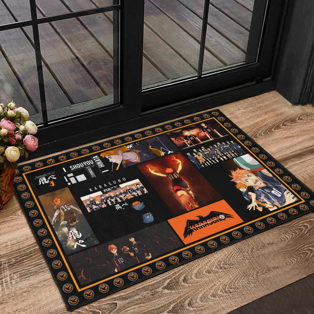 Tobio Kageyama And Shoyo Hinata Haikyuu Door Mat Anime Home Decor Custom For Fans NA041202