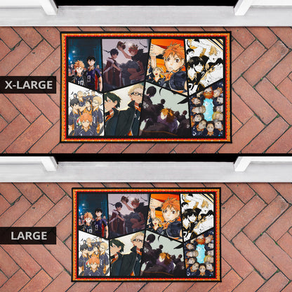 Tobio Kageyama And Shoyo Hinata Fukurodani Haikyuu Door Mat Anime Home Decor Custom For Fans NA041302