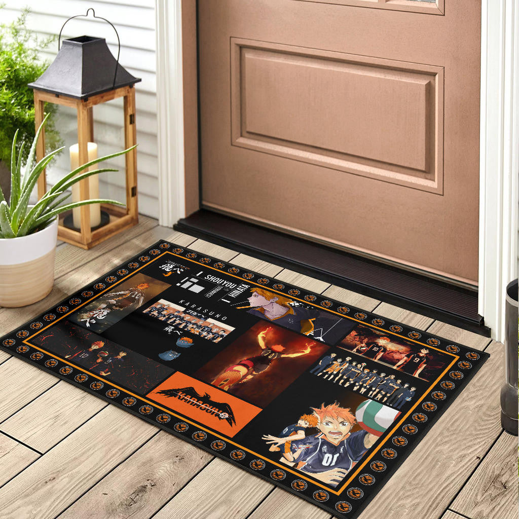 Tobio Kageyama And Shoyo Hinata Haikyuu Door Mat Anime Home Decor Custom For Fans NA041202