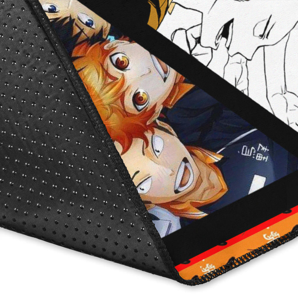 Tobio Kageyama And Shoyo Hinata Fukurodani Haikyuu Area Rug Anime Home Decor Custom For Fans NA041301