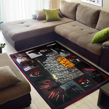 Darth Vader Villians Star Wars Area Rug Movie Home Decor Custom For Fans NT040401