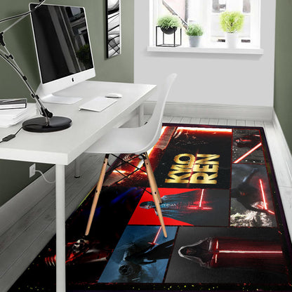Kylo Ren Star Wars Area Rug Movie Home Decor Custom For Fans NT040404