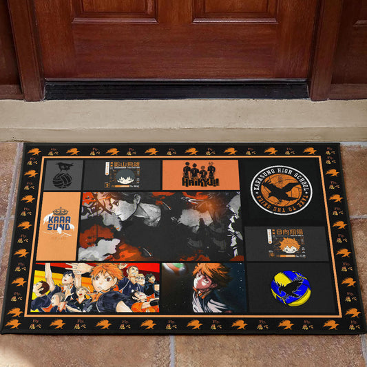 Tobio Kageyama And Shoyo Hinata Haikyuu Door Mat Anime Home Decor Custom For Fans NA041203