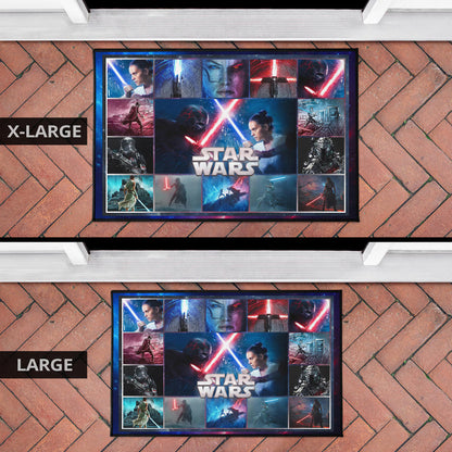 Rey And Ren Star Wars Door Mat Movie Home Decor Custom For Fans NT040402
