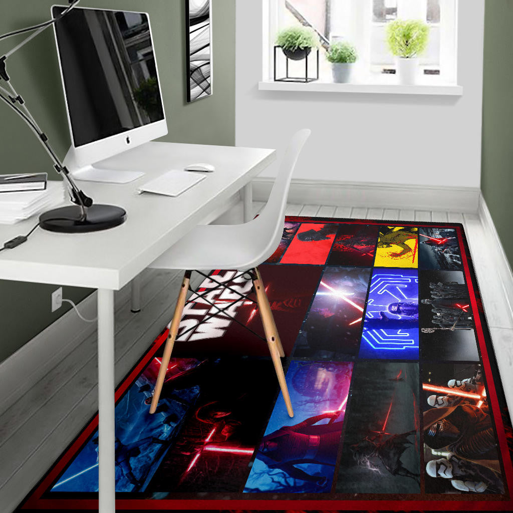 Kylo Ren Star Wars Area Rug Movie Home Decor Custom For Fans NT040402