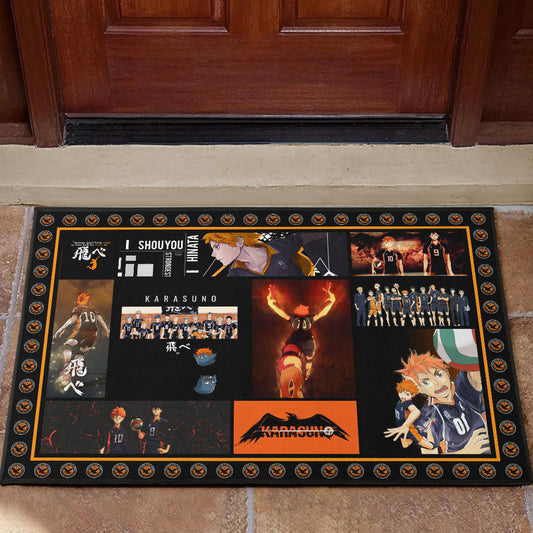 Tobio Kageyama And Shoyo Hinata Haikyuu Door Mat Anime Home Decor Custom For Fans NA041202