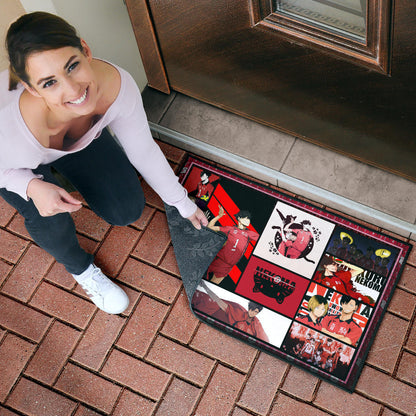 Tetsuro Kuroo And Kenma Kozume Fukurodani Haikyuu Door Mat Anime Home Decor Custom For Fans NA041304