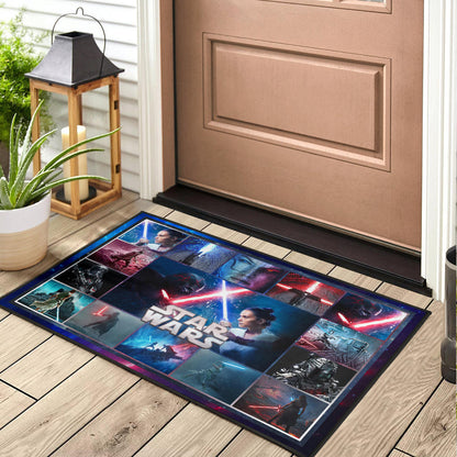Rey And Ren Star Wars Door Mat Movie Home Decor Custom For Fans NT040402