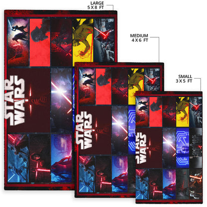 Kylo Ren Star Wars Area Rug Movie Home Decor Custom For Fans NT040402