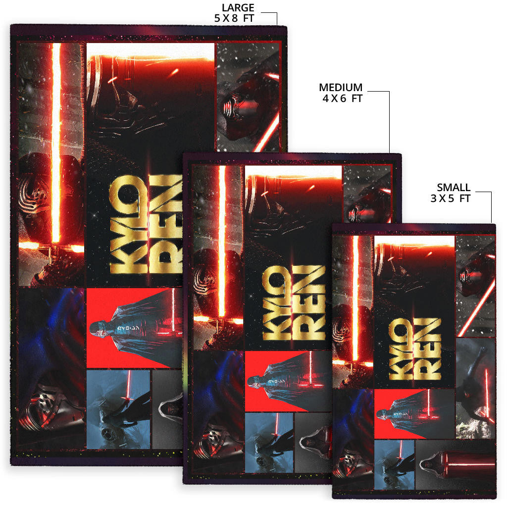 Kylo Ren Star Wars Area Rug Movie Home Decor Custom For Fans NT040404