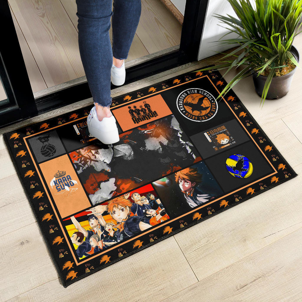 Tobio Kageyama And Shoyo Hinata Haikyuu Door Mat Anime Home Decor Custom For Fans NA041203