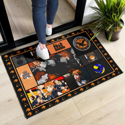 Tobio Kageyama And Shoyo Hinata Haikyuu Door Mat Anime Home Decor Custom For Fans NA041203