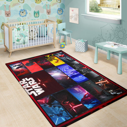Kylo Ren Star Wars Area Rug Movie Home Decor Custom For Fans NT040402