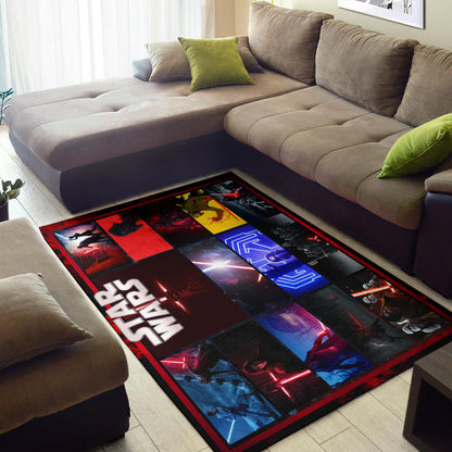 Kylo Ren Star Wars Area Rug Movie Home Decor Custom For Fans NT040402