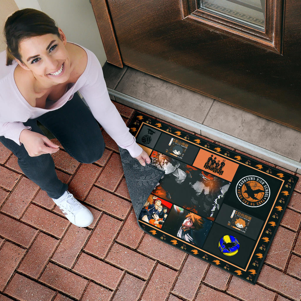 Tobio Kageyama And Shoyo Hinata Haikyuu Door Mat Anime Home Decor Custom For Fans NA041203
