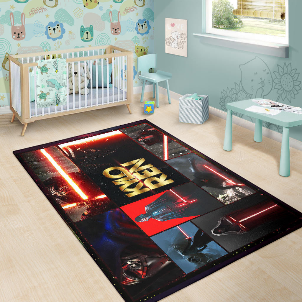 Kylo Ren Star Wars Area Rug Movie Home Decor Custom For Fans NT040404