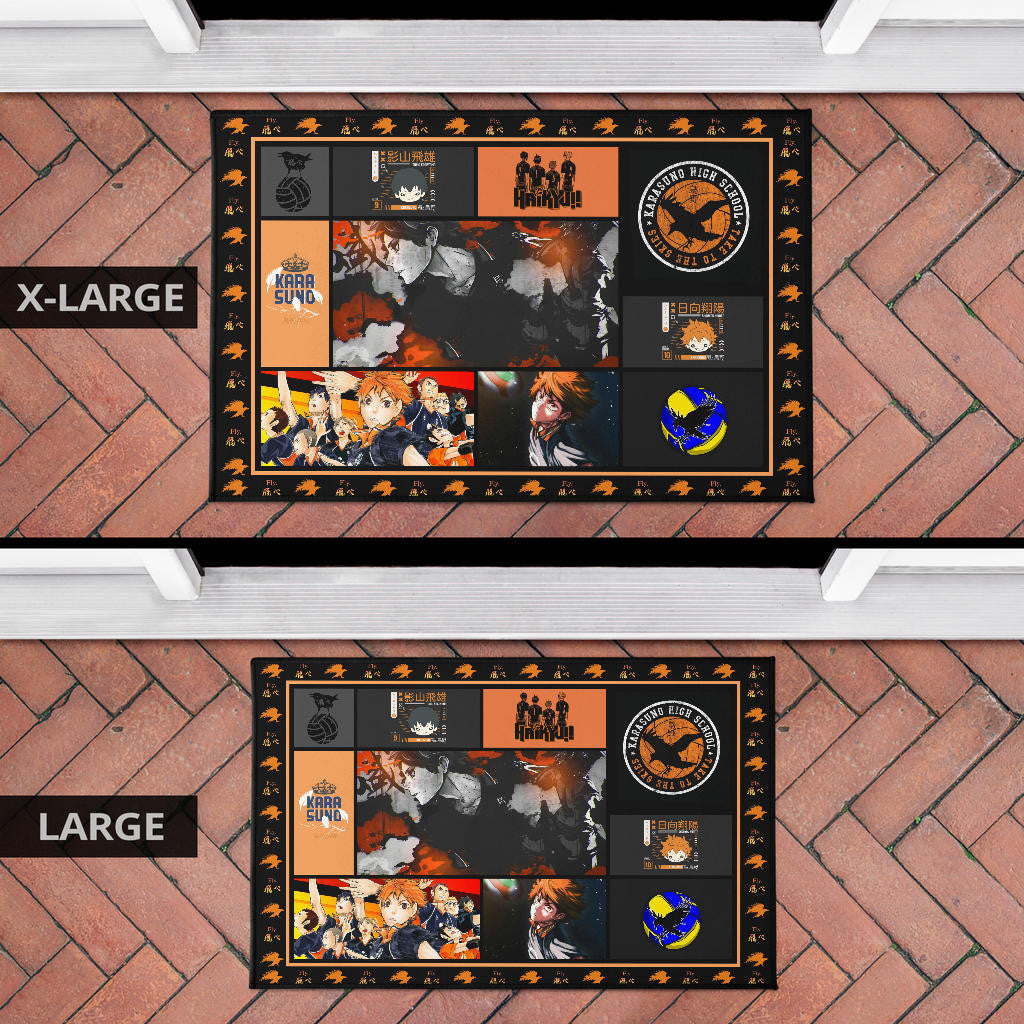 Tobio Kageyama And Shoyo Hinata Haikyuu Door Mat Anime Home Decor Custom For Fans NA041203