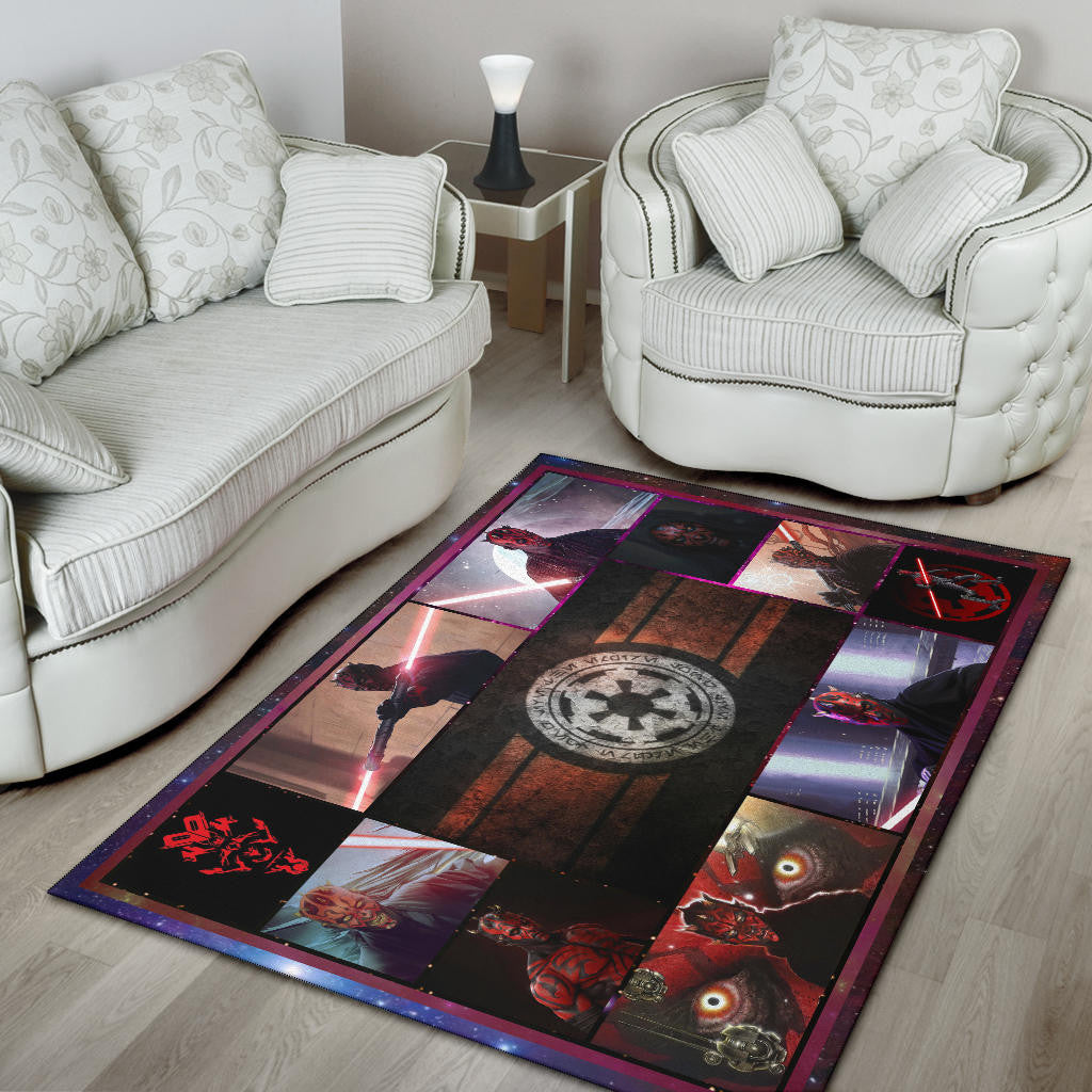 Darth Maul Star Wars Area Rug Movie Home Decor Custom For Fans NT040801