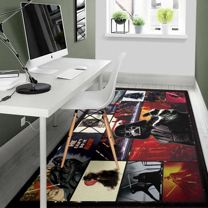 Darth Vader Star Wars Area Rug Movie Home Decor Custom For Fans NT040802