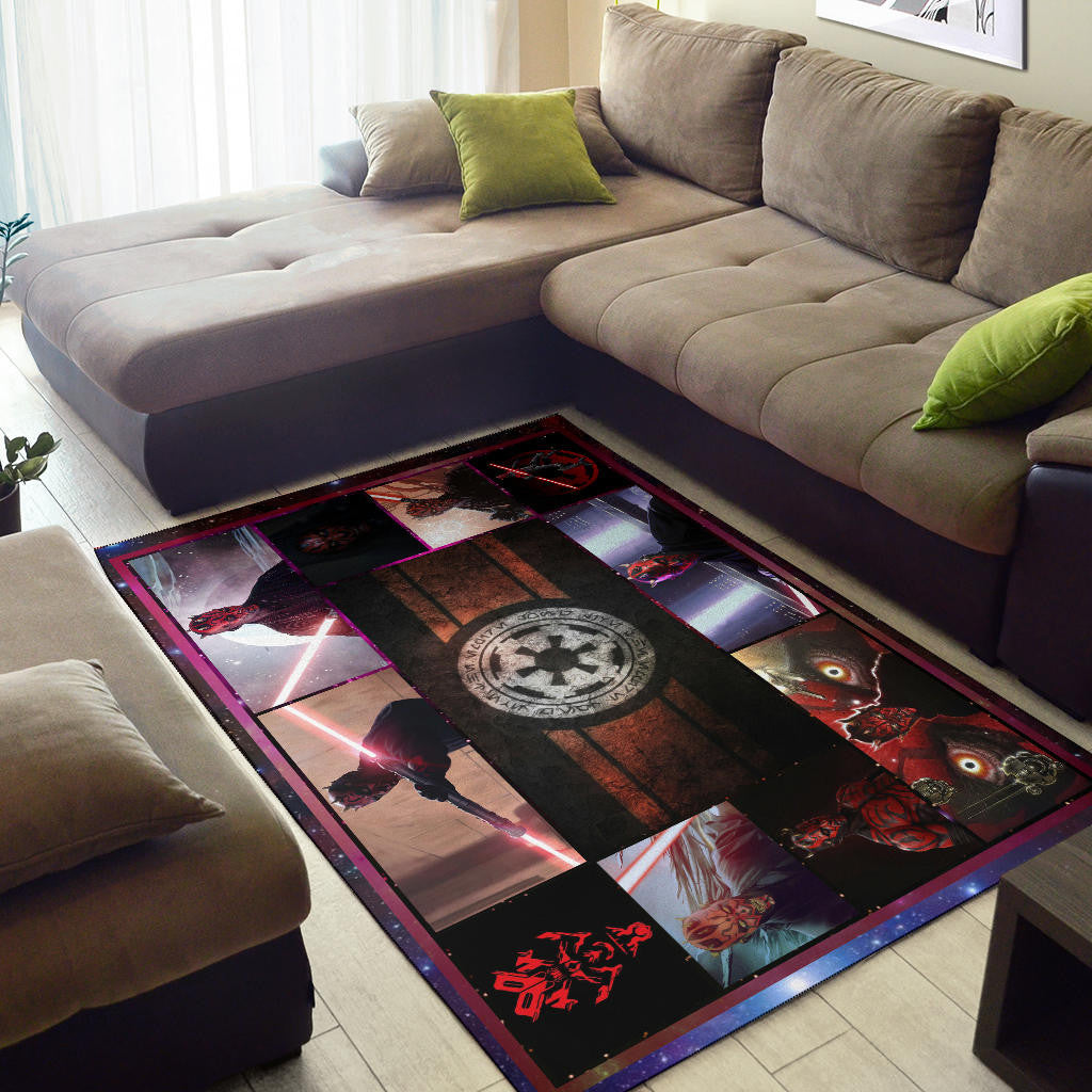 Darth Maul Star Wars Area Rug Movie Home Decor Custom For Fans NT040801