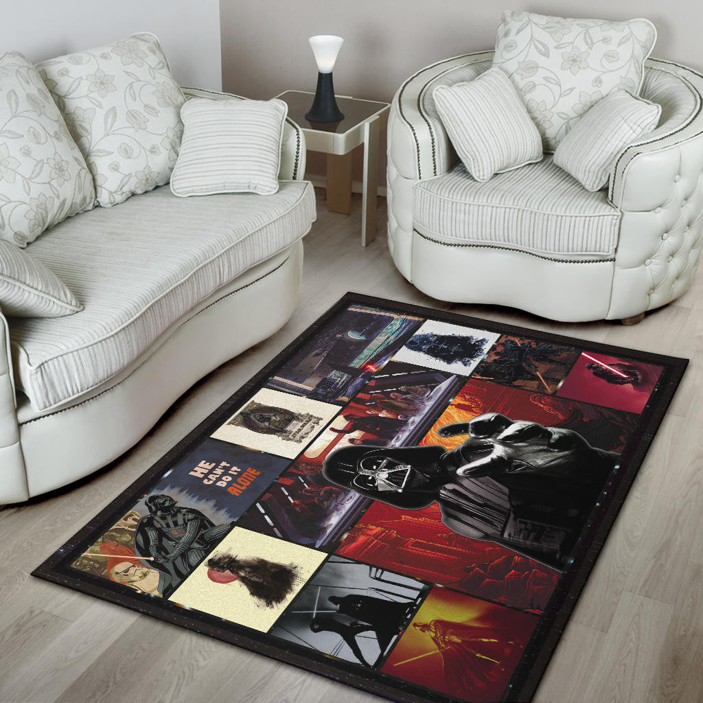 Darth Vader Star Wars Area Rug Movie Home Decor Custom For Fans NT040802