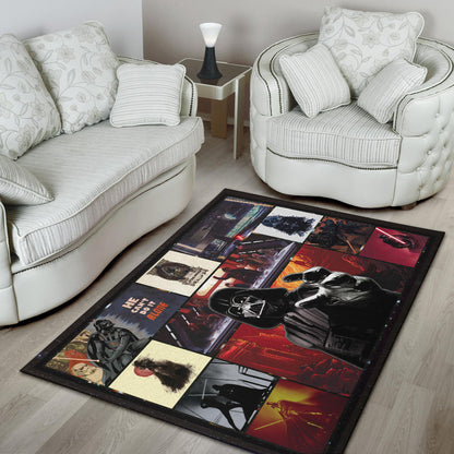 Darth Vader Star Wars Area Rug Movie Home Decor Custom For Fans NT040802
