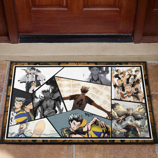 Kotaro Bokuto Haikyuu Door Mat Anime Home Decor Custom For Fans NA041402