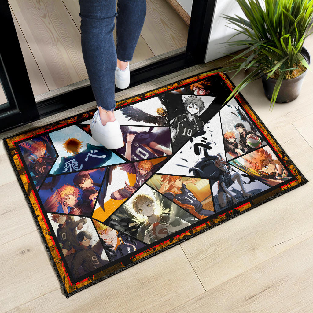 Shoyo Hinata Haikyuu Door Mat Anime Home Decor Custom For Fans NA041401