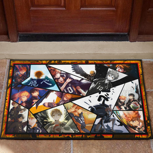 Shoyo Hinata Haikyuu Door Mat Anime Home Decor Custom For Fans NA041401