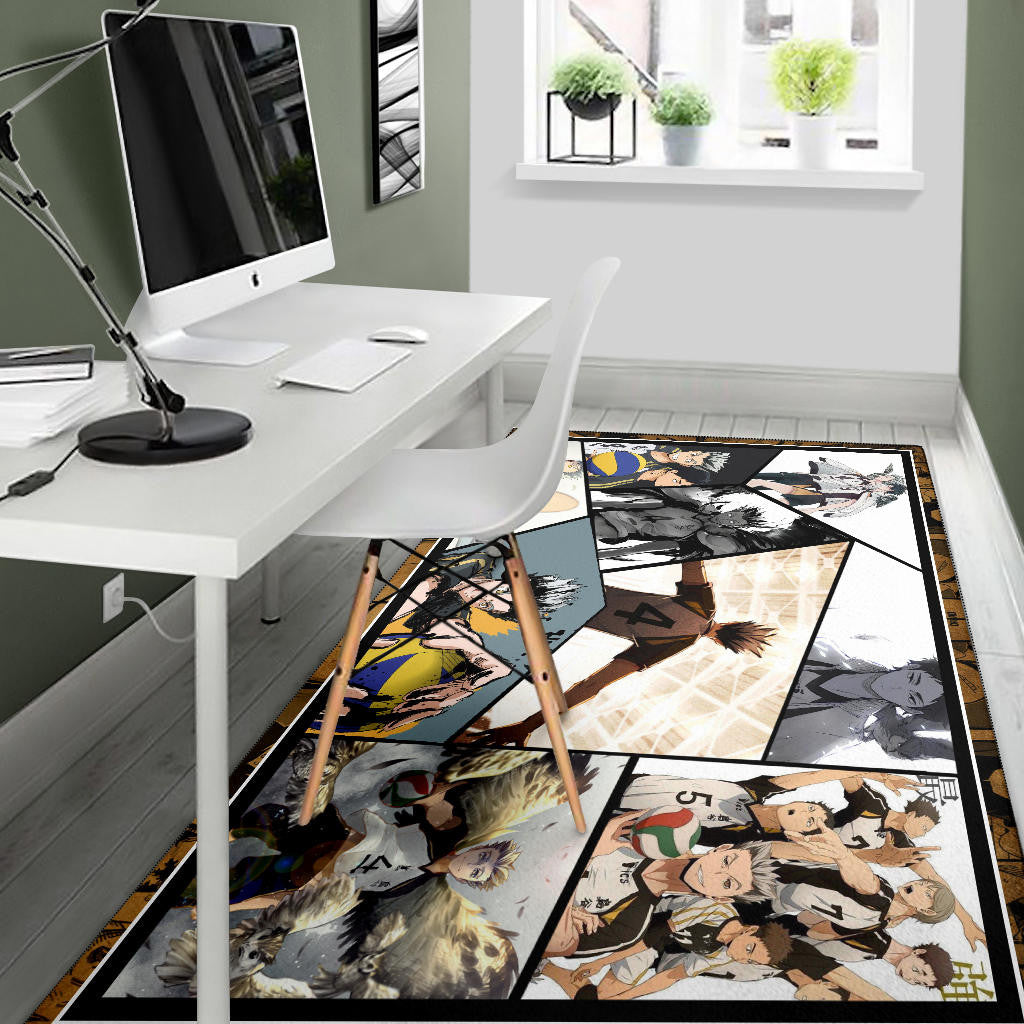 Kotaro Bokuto Haikyuu Area Rug Anime Home Decor Custom For Fans NA041501