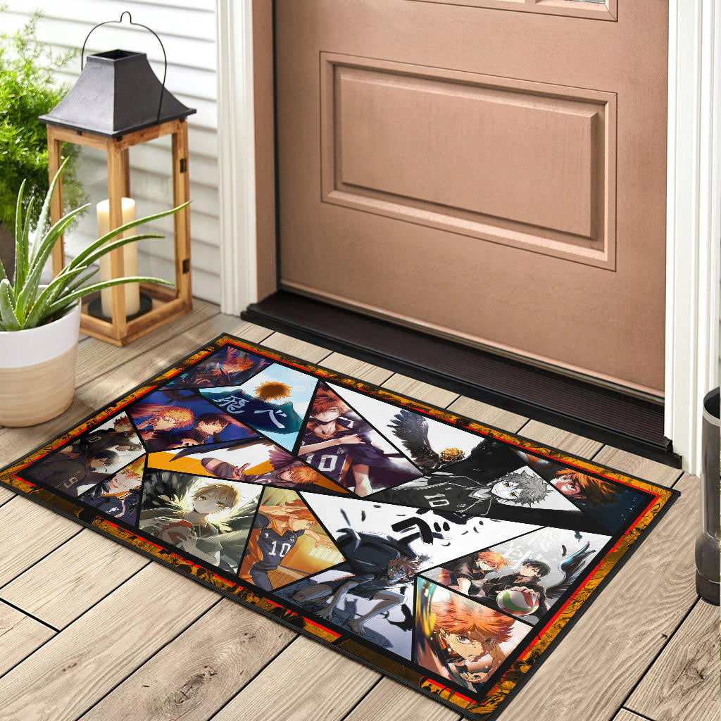 Shoyo Hinata Haikyuu Door Mat Anime Home Decor Custom For Fans NA041401