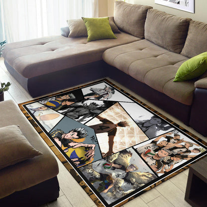 Kotaro Bokuto Haikyuu Area Rug Anime Home Decor Custom For Fans NA041501