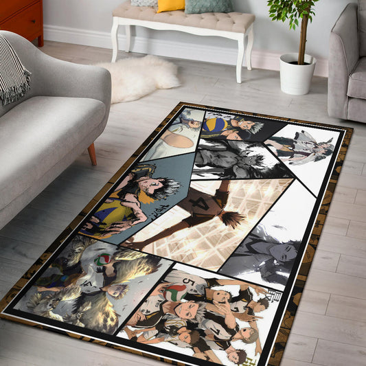Kotaro Bokuto Haikyuu Area Rug Anime Home Decor Custom For Fans NA041501