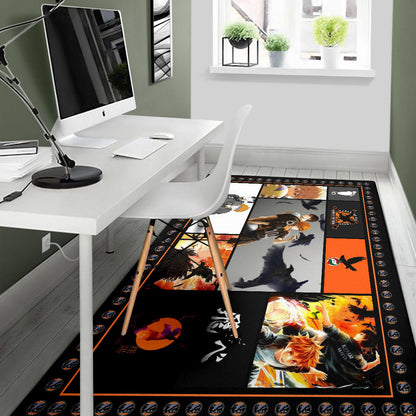 Shoyo Hinata Haikyuu Area Rug Anime Home Decor Custom For Fans NA041503