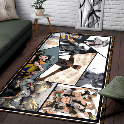 Kotaro Bokuto Haikyuu Area Rug Anime Home Decor Custom For Fans NA041501