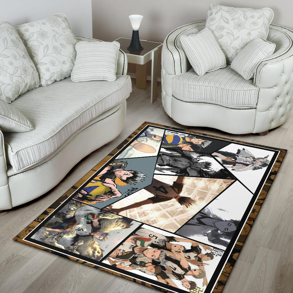 Kotaro Bokuto Haikyuu Area Rug Anime Home Decor Custom For Fans NA041501