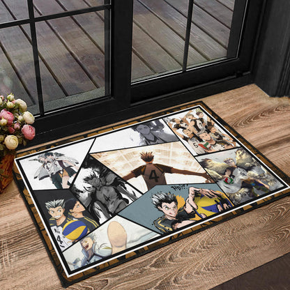 Kotaro Bokuto Haikyuu Door Mat Anime Home Decor Custom For Fans NA041402