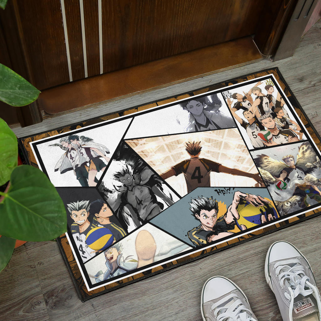 Kotaro Bokuto Haikyuu Door Mat Anime Home Decor Custom For Fans NA041402
