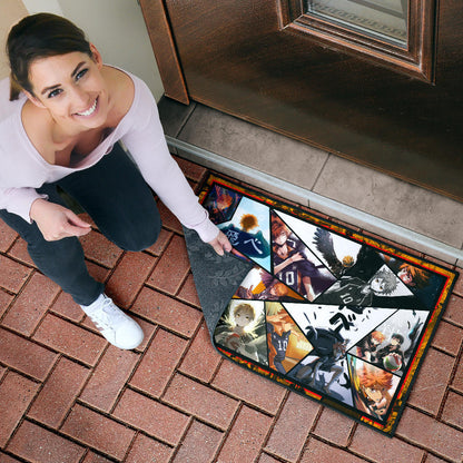 Shoyo Hinata Haikyuu Door Mat Anime Home Decor Custom For Fans NA041401