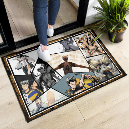 Kotaro Bokuto Haikyuu Door Mat Anime Home Decor Custom For Fans NA041402