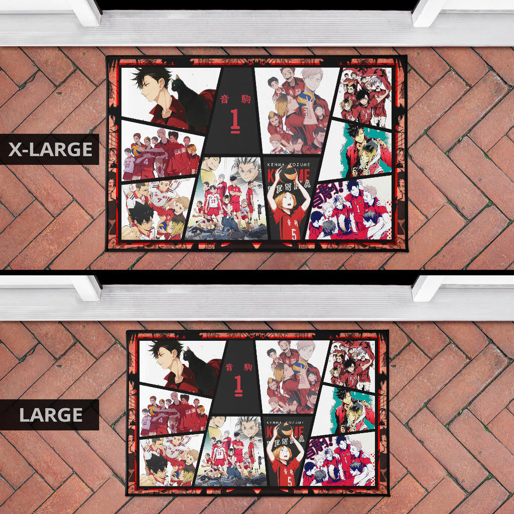 Tetsuro Kuroo Haikyuu Door Mat Anime Home Decor Custom For Fans NA041404