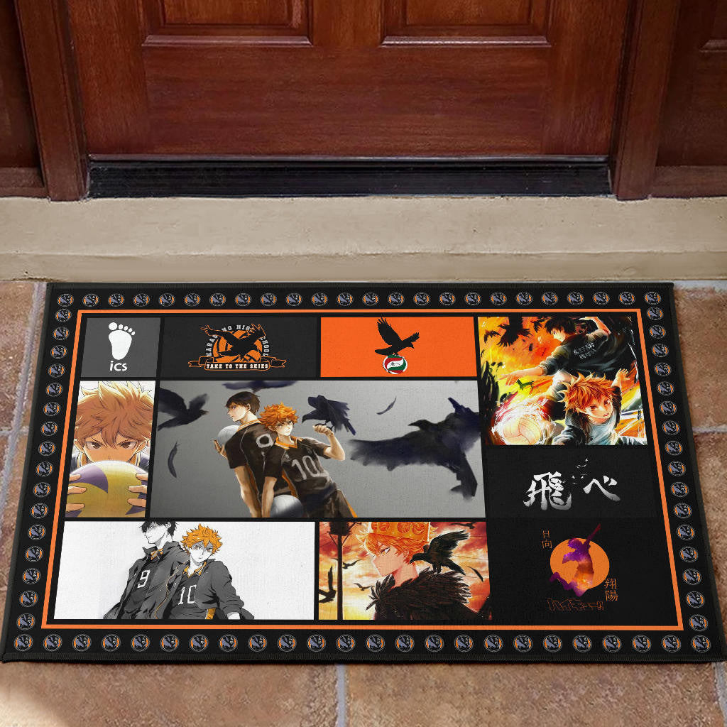 Shoyo Hinata Haikyuu Door Mat Anime Home Decor Custom For Fans NA041503