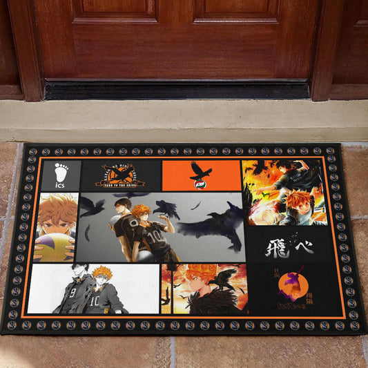 Shoyo Hinata Haikyuu Door Mat Anime Home Decor Custom For Fans NA041503