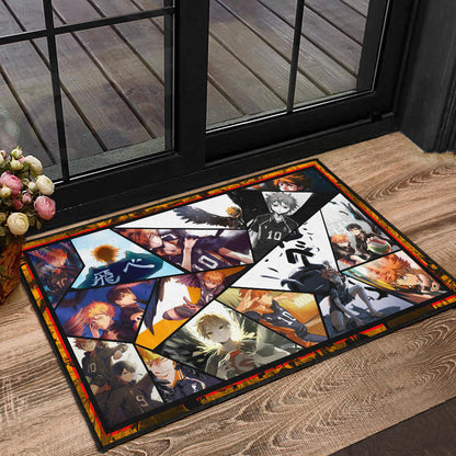 Shoyo Hinata Haikyuu Door Mat Anime Home Decor Custom For Fans NA041401
