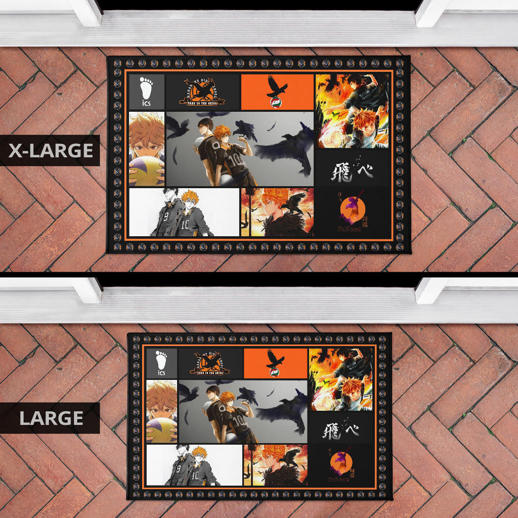 Shoyo Hinata Haikyuu Door Mat Anime Home Decor Custom For Fans NA041503