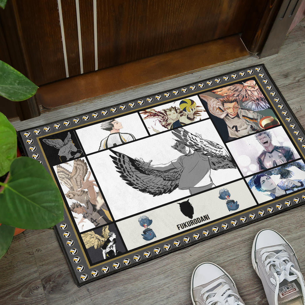 Kotaro Bokuto Haikyuu Door Mat Anime Home Decor Custom For Fans NA041504