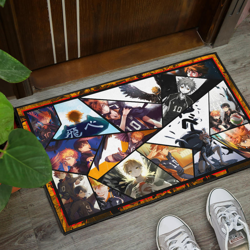 Shoyo Hinata Haikyuu Door Mat Anime Home Decor Custom For Fans NA041401