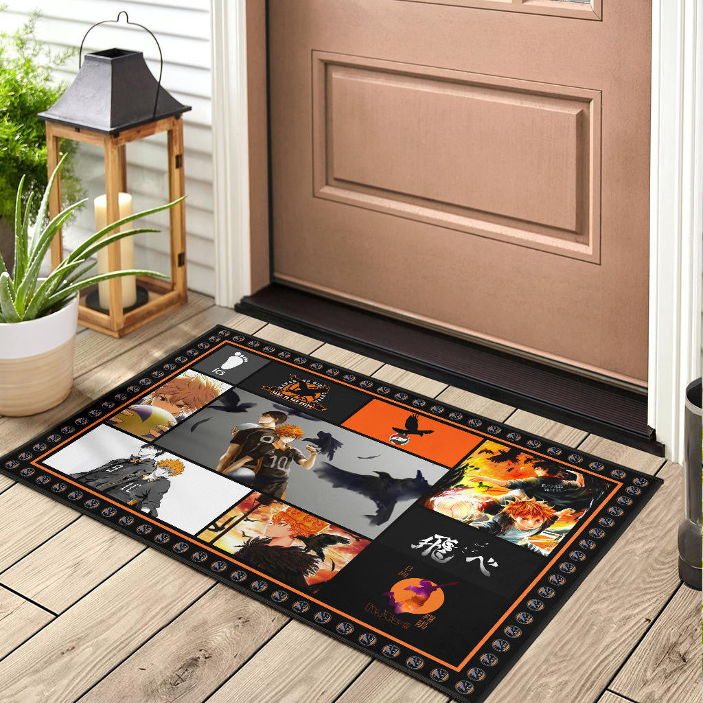 Shoyo Hinata Haikyuu Door Mat Anime Home Decor Custom For Fans NA041503